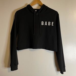 Cropped hoodie